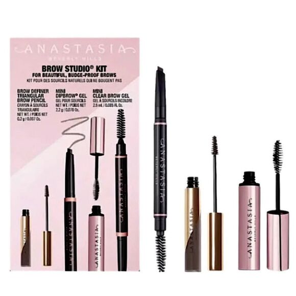 Anastasia Beverly Hills Brow Studio Kit Ebony NIB - Picture 2 of 5